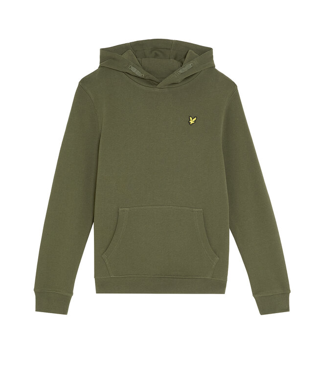 Lyle & Scott winter hoodie jongens - donker groen