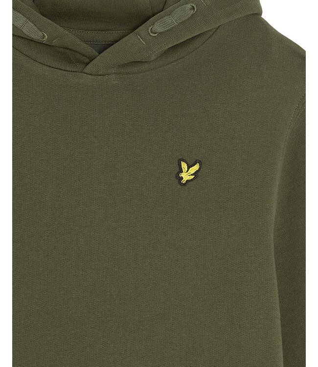 Lyle & Scott winter hoodie jongens - donker groen