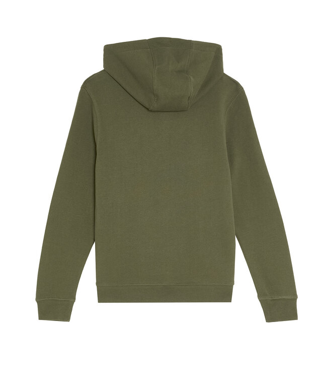 Lyle & Scott winter hoodie jongens - donker groen