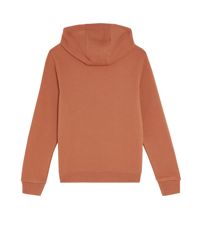 Lyle & Scott winter hoodie jongens - bruin, oranje