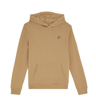 Lyle & Scott winter hoodie jongens - bruin