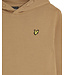 Lyle & Scott winter hoodie jongens - bruin