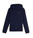 Lyle & Scott winter hoodie jongens - navy blauw