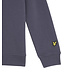 Lyle & Scott winter sweater jongens - donker blauw - Script