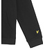 Lyle & Scott winter hoodie jongens - zwart - Script - geborduurd