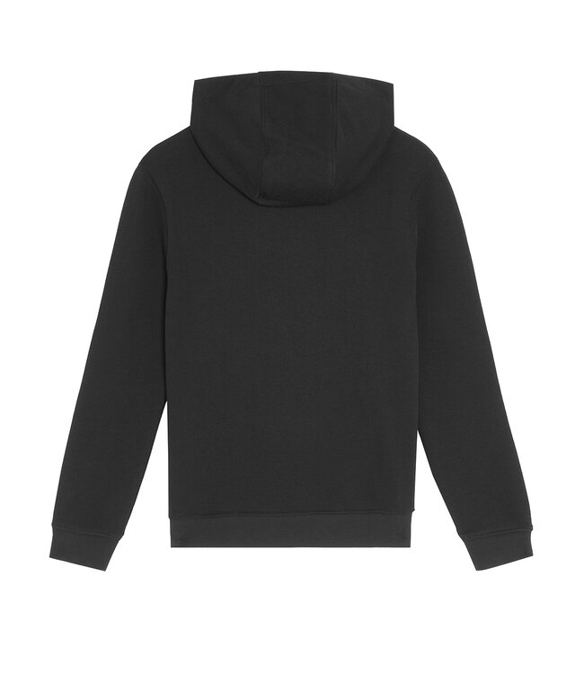 Lyle & Scott winter hoodie jongens - zwart - Script - geborduurd