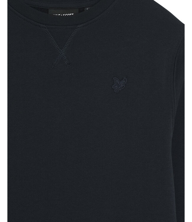 Lyle & Scott winter sweater jongens - donker navy blauw - Tonal