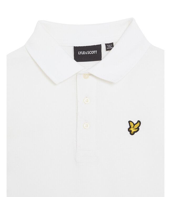 Lyle & Scott winter polo shirt jongens - wit