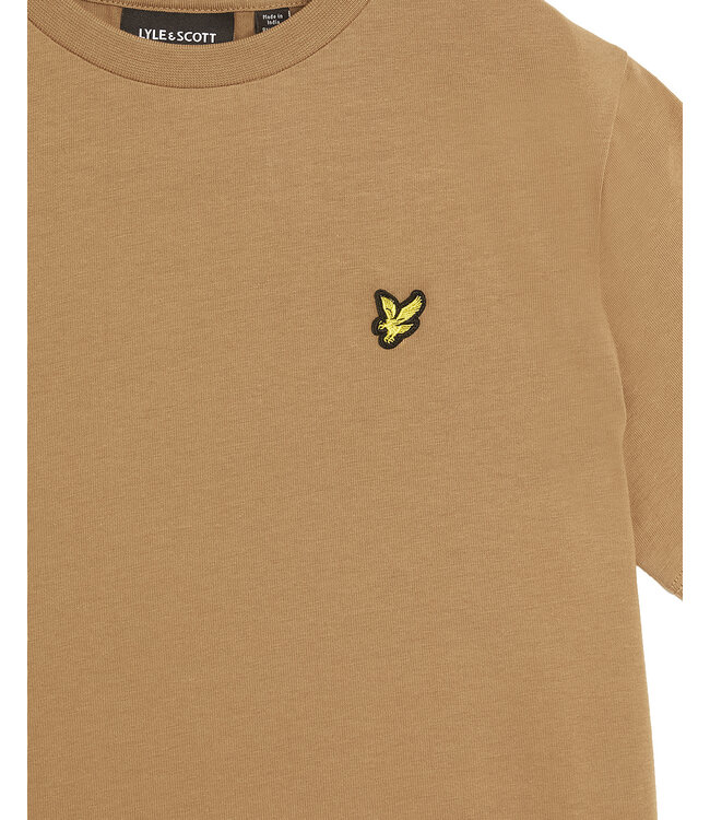 Lyle & Scott winter t-shirt jongens - bruin