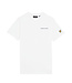 Lyle & Scott winter t-shirt jongens - wit - geborduurd