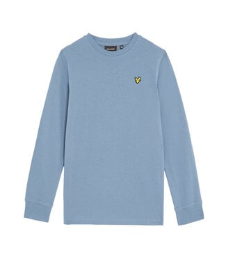 Lyle & Scott winter t-shirt jongens - blauw - longsleeve