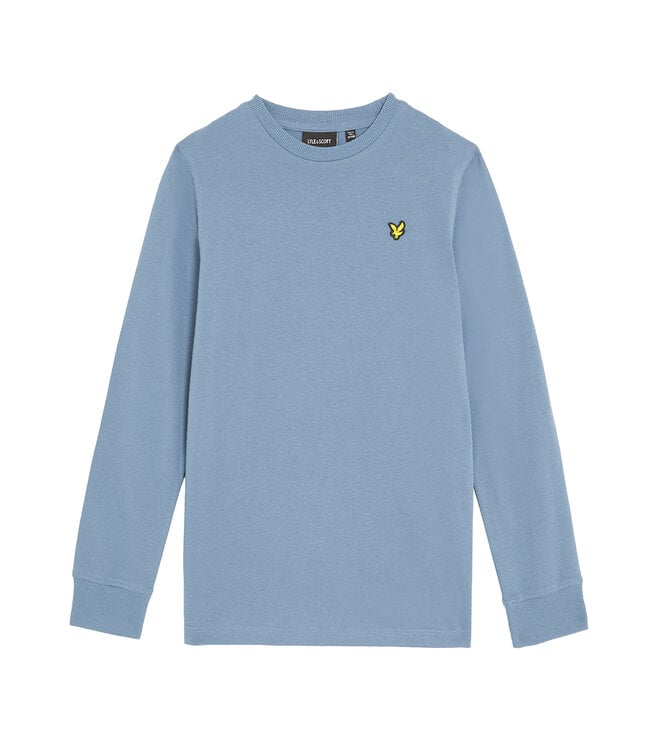 Lyle & Scott winter t-shirt jongens - blauw - longsleeve