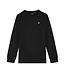Lyle & Scott winter t-shirt jongens - zwart - longsleeve