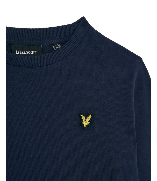 Lyle & Scott winter t-shirt jongens - navy blauw - longsleeve