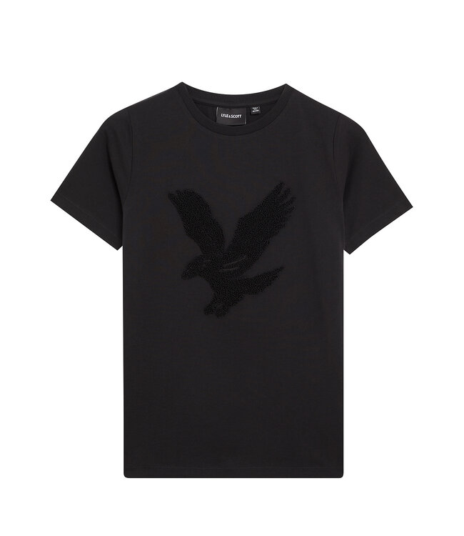 Lyle & Scott winter t-shirt jongens - zwart