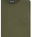 Lyle & Scott winter t-shirt jongens - donker groen - gebroduurd