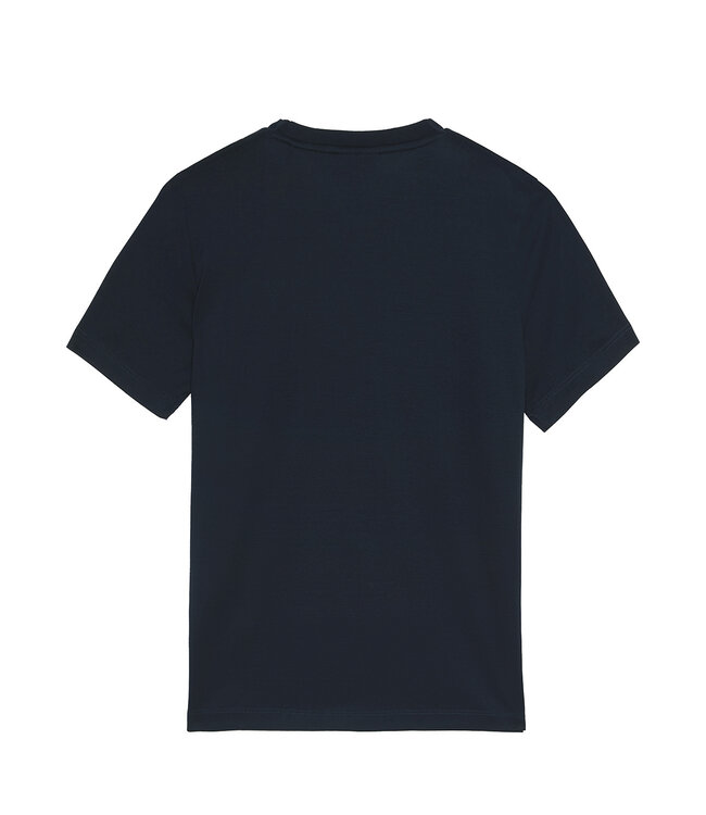Lyle & Scott winter t-shirt jongens - donker navy blauw - Tonal
