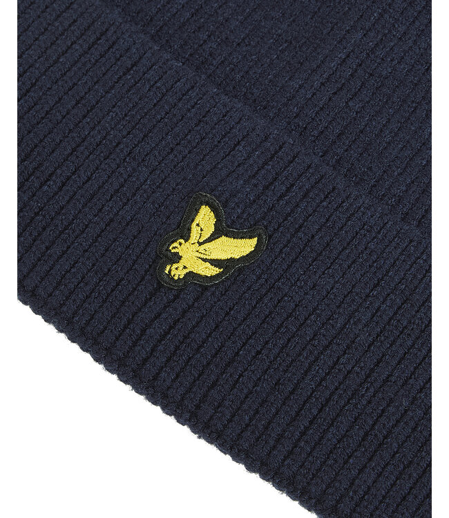 Lyle & Scott winter muts jongens - donker navy blauw