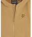 Lyle & Scott winter softshell jas jongens - bruin - capuchon