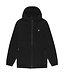 Lyle & Scott winter softshell jas jongens - zwart - capuchon