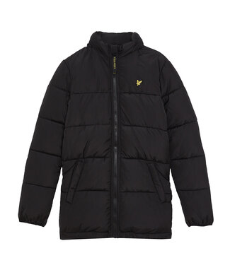 Lyle & Scott winter winterjas jongens - zwart - puffer, gewatteerd