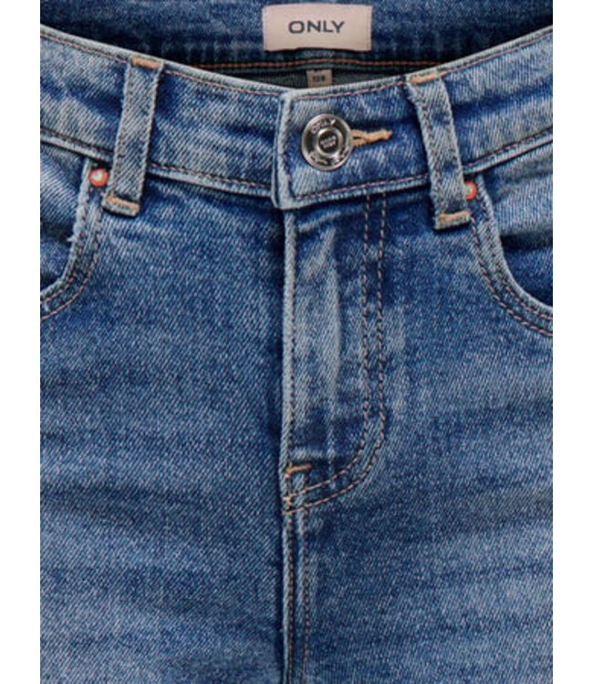 Kids ONLY winter jeansbroek meisjes - blauw - KogJuicy - flared fit