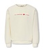 Kids ONLY winter sweater meisjes - wit - KogMarisa - oversize fit