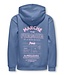 Kids ONLY winter hoodie meisjes - blauw - KogHollylife - loose fit