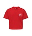 Kids ONLY winter top meisjes - rood - KogJasmine - box fit, korte mouw