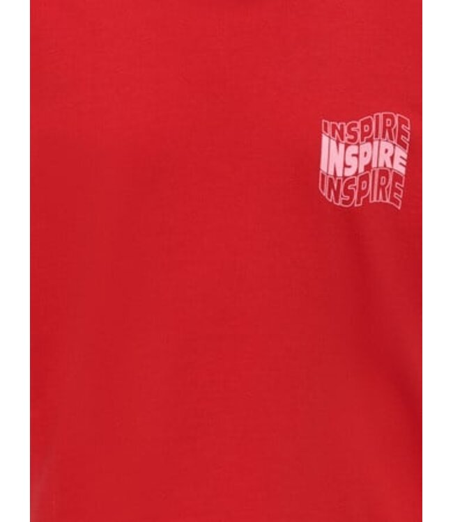 Kids ONLY winter top meisjes - rood - KogJasmine - box fit, korte mouw