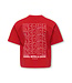 Kids ONLY winter top meisjes - rood - KogJasmine - box fit, korte mouw