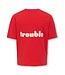 Kids ONLY winter top meisjes - rood - KogEllie - oversize fit, korte mouw