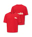 Kids ONLY winter top meisjes - rood - KogEllie - oversize fit, korte mouw