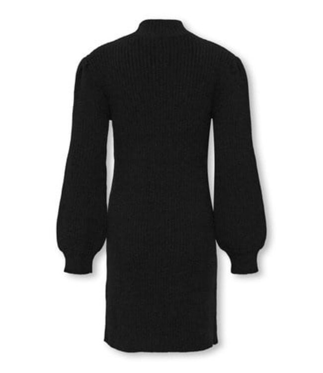 Kids ONLY winter jurk meisjes - zwart - KogKatia - comfort fit, gebreid