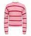 Kids ONLY winter sweater meisjes - roze - KogFranca - loose fit, gebreid