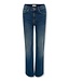 Kids ONLY winter jeansbroek meisjes - blauw - KogJuicy - wide leg fit