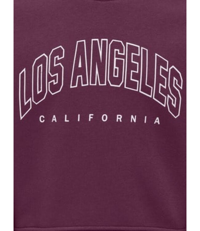 Kids ONLY winter sweater meisjes - paarse - KogSweat - loose fit