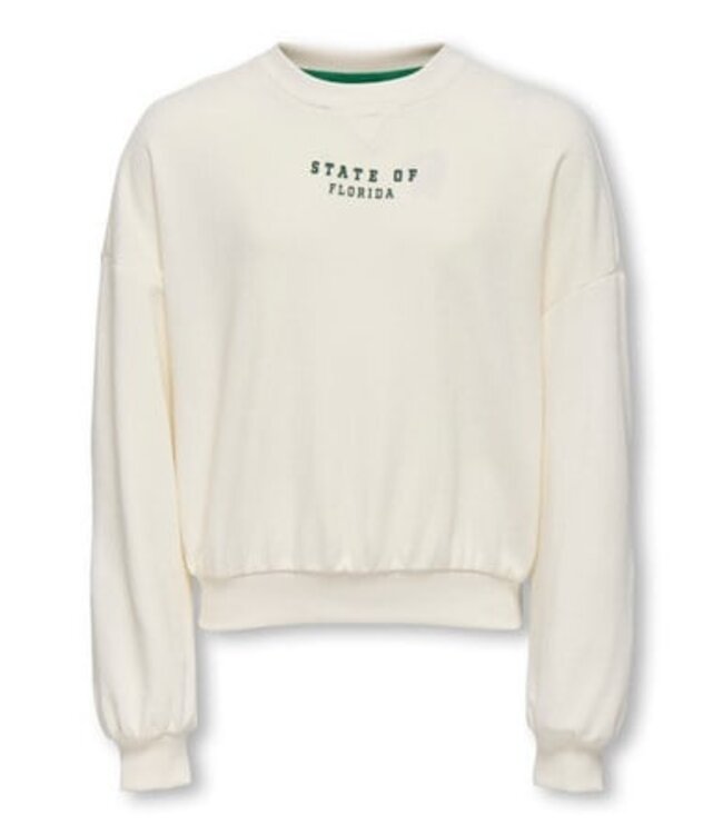 Kids ONLY winter sweater meisjes - wit - KogSally - box fit