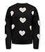 Kids ONLY winter sweater meisjes - zwart - KogNaja - regular fit, gebreid