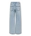 Kids ONLY winter jeansbroek meisjes - blauw - KogCobain - straight fit, glitter steentjes