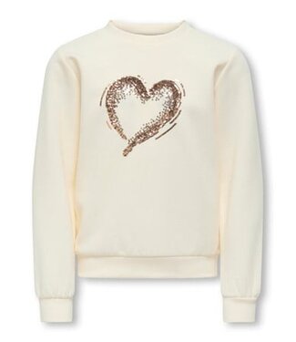 Kids ONLY winter sweater meisjes - wit - KogMarcy - regular fit
