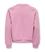 Kids ONLY winter sweater meisjes - roze - KogZenna - oversize fit, glitter steentjes
