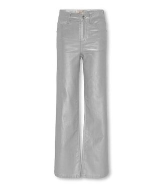 Kids ONLY winter broek meisjes - grijs - KogJuicy - wide leg fit