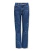 Kids ONLY winter jeansbroek meisjes - blauw - KogCarly - straight fit