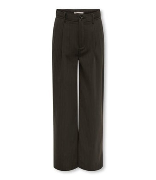 Kids ONLY winter broek meisjes - grijs - KogAlden - wide leg fit