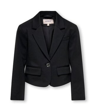 Kids ONLY winter blazer meisjes - zwart - KogPeach - oversize fit