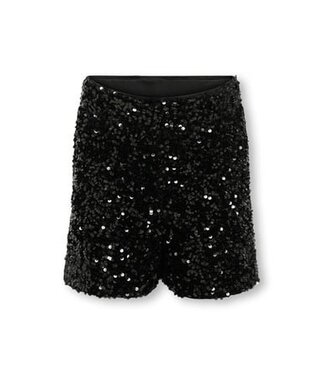 Kids ONLY winter shorts meisjes - zwart - KogConfidence - regular fit, pailletten