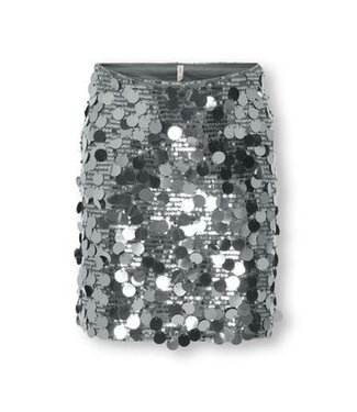 Kids ONLY winter rok meisjes - grijs - KogJadel - pailletten