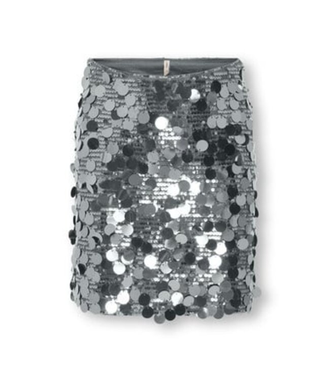 Kids ONLY winter rok meisjes - grijs - KogJadel - pailletten
