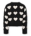 Kids ONLY winter sweater meisjes - zwart - KogSus - regular fit, gebreid